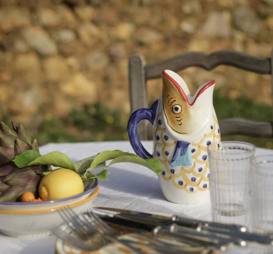A Tavola Fish Pitcher