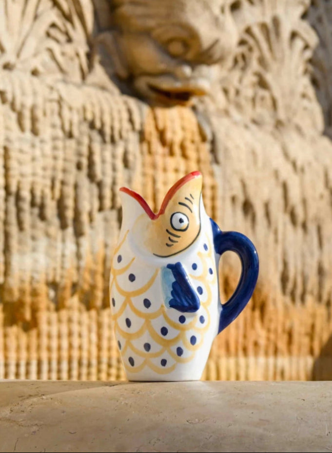 A Tavola Fish Pitcher
